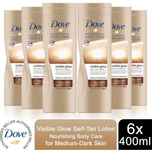 Dove Visible Glow Self-Tan Lotion Nourishing 400ml