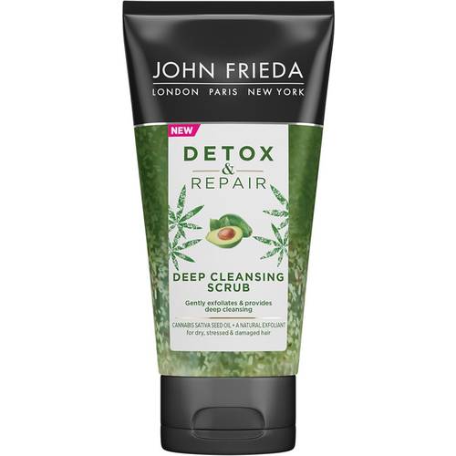 John Frieda Detox & Repair Deep Cleansing Scrub for Dry, Stressed & Damaged Hair 150ml