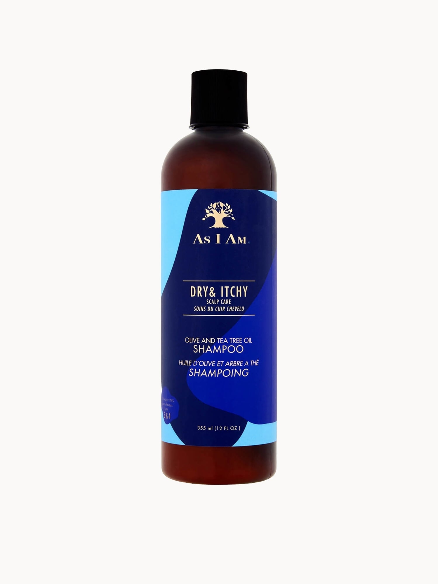 As I Am Dry & Itchy Scalp Care Olive & Tea Tree Oil Shampoo 355ml