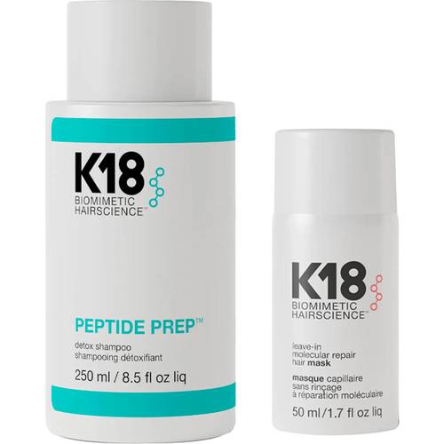 K18 Peptide Prep Detox Shampoo Leave-In Molecular Repair 250ml