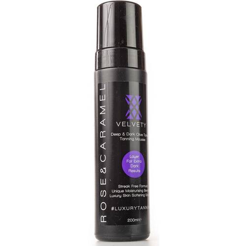Rose & Caramel Velvety Dark Olive Tanning Mousse 200ml