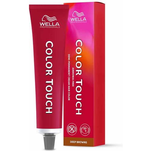 Wella Color Touch Demi-Permanent Hair Colour Light Brown Brown Mahogany 60ml