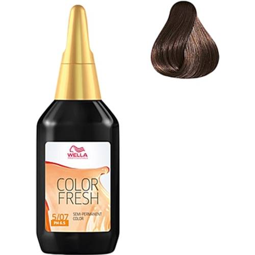 Wella Color Fresh #5/07 Light Natural Brunette Brown 75ml