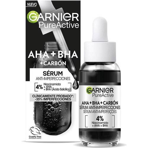 Garnier Pure Active Aha + Bha + Carbón sérum anti-imperfecciones 30ml