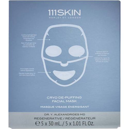 111skin Cryo De-Puffing Facial Mask 5-pack 30ml