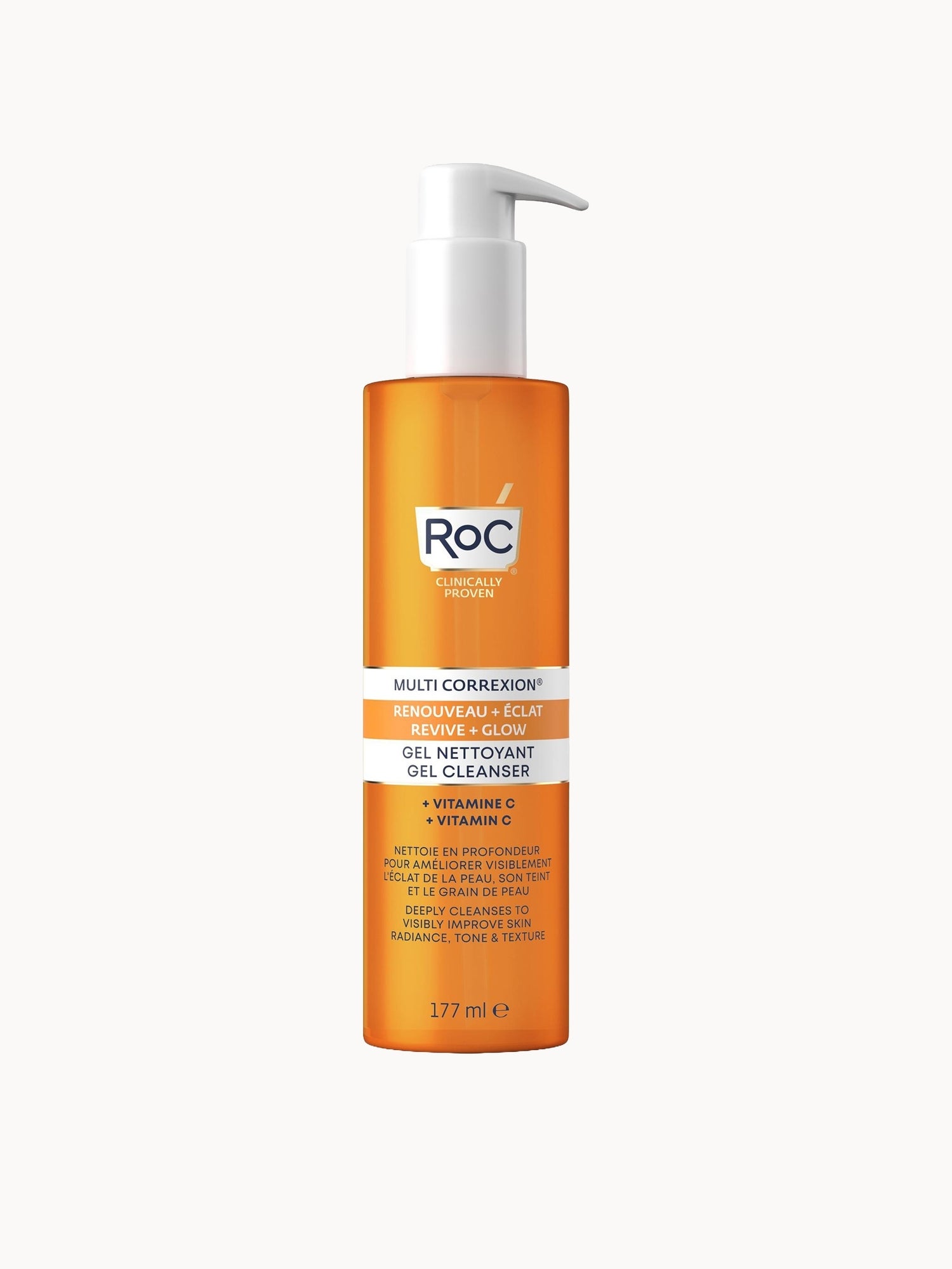 Roc Multi Correxion Revive + Glow Gel Cleanser 177ml