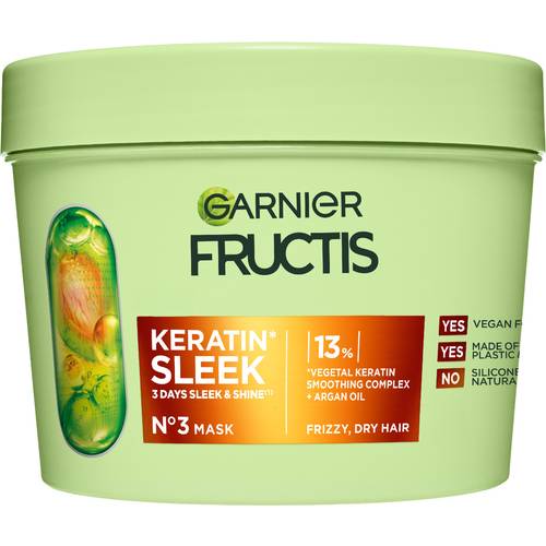 Garnier Fructis Keratin Sleek Hairmask 370ml