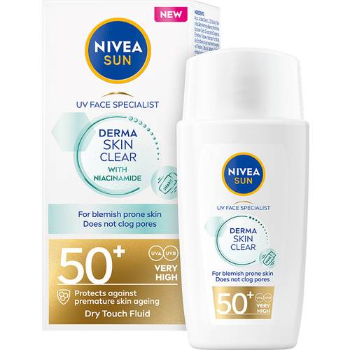 Nivea Sun Derma Skin Clear Sun Fluid SPF50+ 40ml