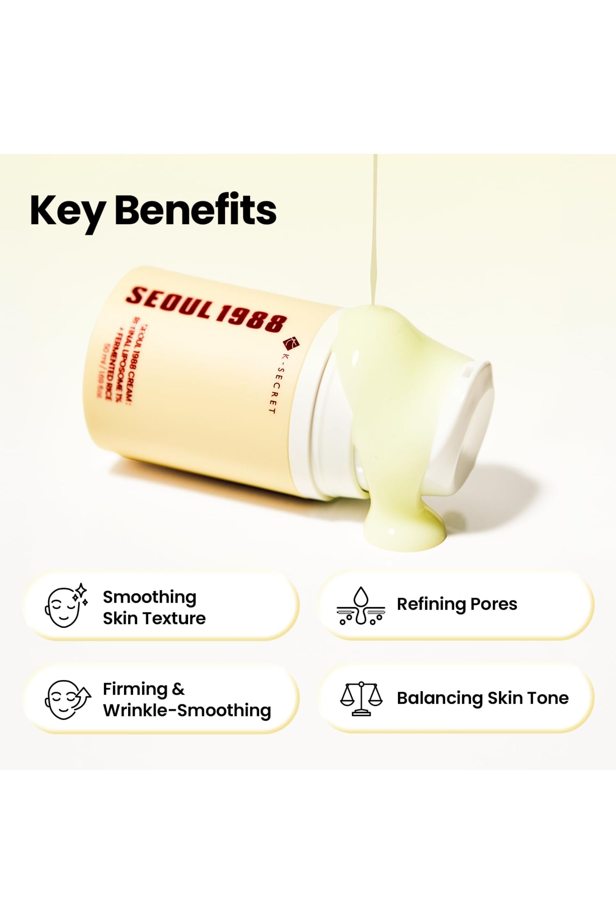 Secret Seoul 1988 Cream Retinal Liposome 1% + Fermented Rice 50ml