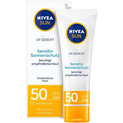 Nivea Sun UV Gesicht Sensitiv Sonnenschutz SPF50 50ml