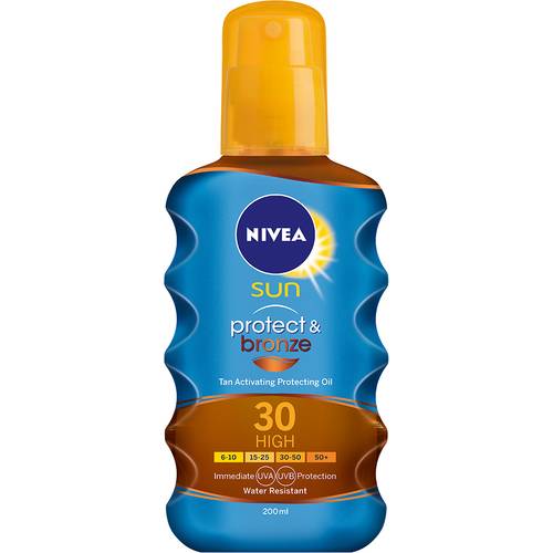 Nivea Sun Protect & Bronze Oil Spray SPF30 200ml