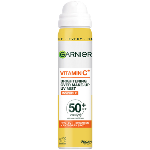 Garnier Skin Active Vitamin C Over Make-Up Uv Mist Invisible Spf50+ 75ml