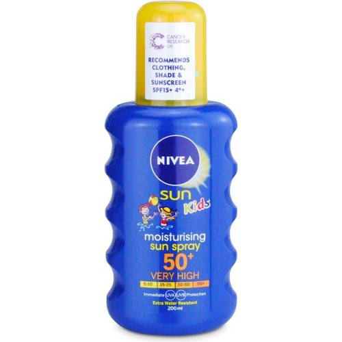 Nivea Sun Kids Moisturising Sun Spray SPF50+ 200ml