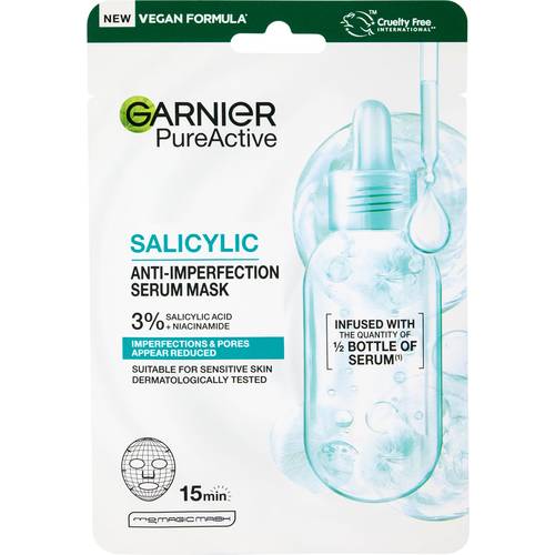 Garnier PureActive Salicylic Anti-Pimple Serum Mask 28g