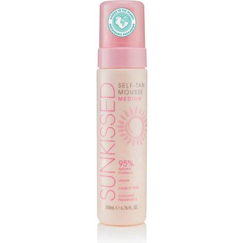 Sunkissed Self Tan Mousse Medium 95 Percent Natural 200ml