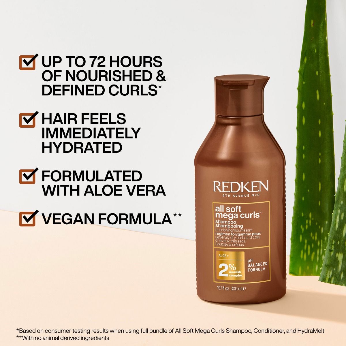 Redken All Soft Mega Curl Shampoo Double 300ml