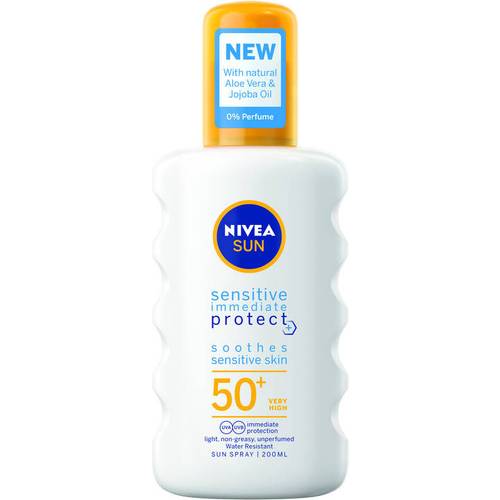 Nivea Sun Sensitive Immediate Protect Spray SPF50 200ml