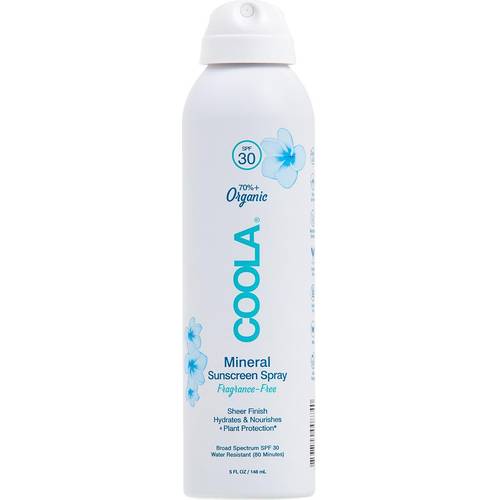 Coola Mineral Body Spray Fragrance Free SPF30 148ml