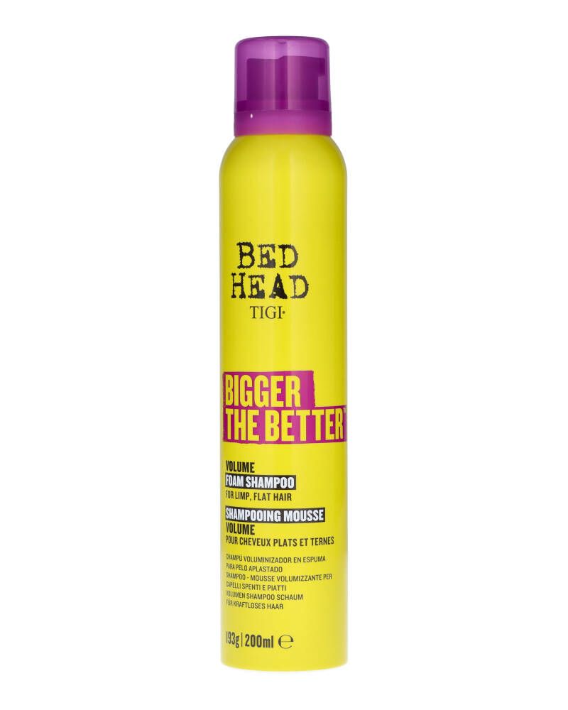 Tigi Bed Head Bigger The Better Volume Foam Shampoo 200ml