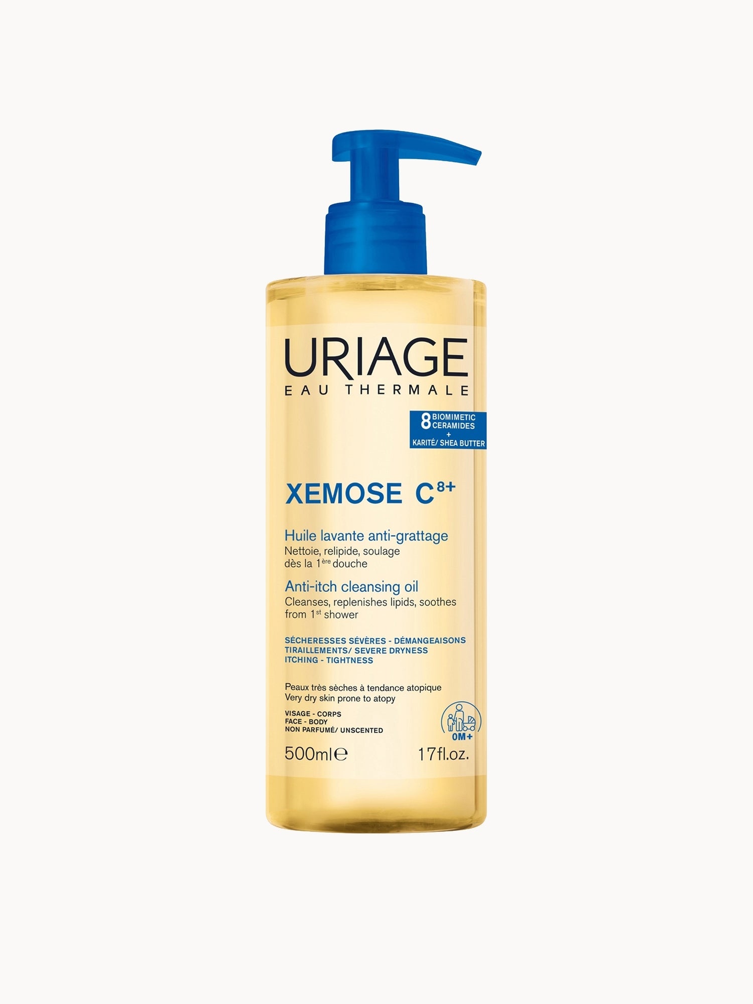 Uriage Xémose Cleansing Soothing Oil 500ml